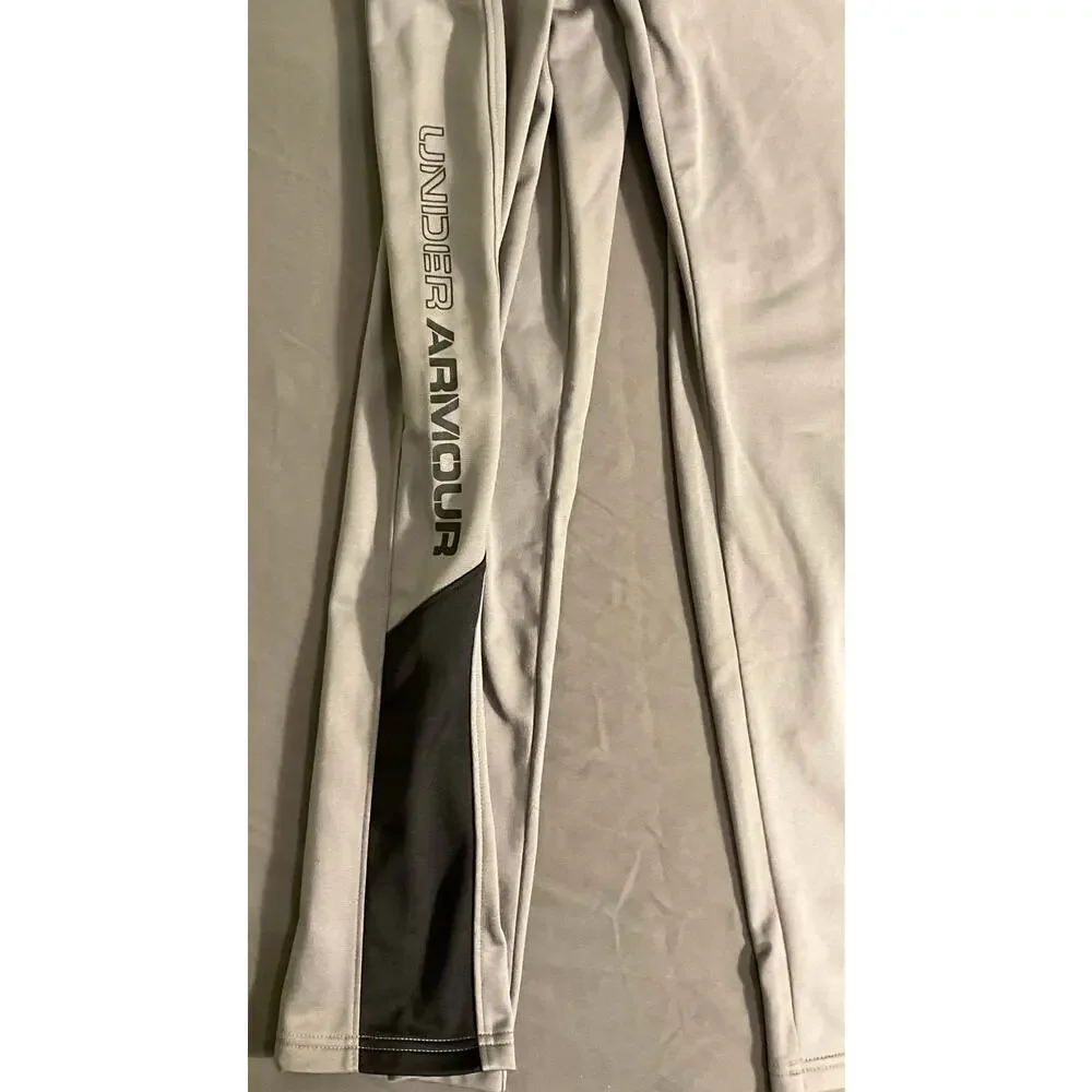 NWT Under Armour Loose Youth Unisex Warm Ups YLG Brawler 2.0 Grey Drawstring - Picture 10 of 10